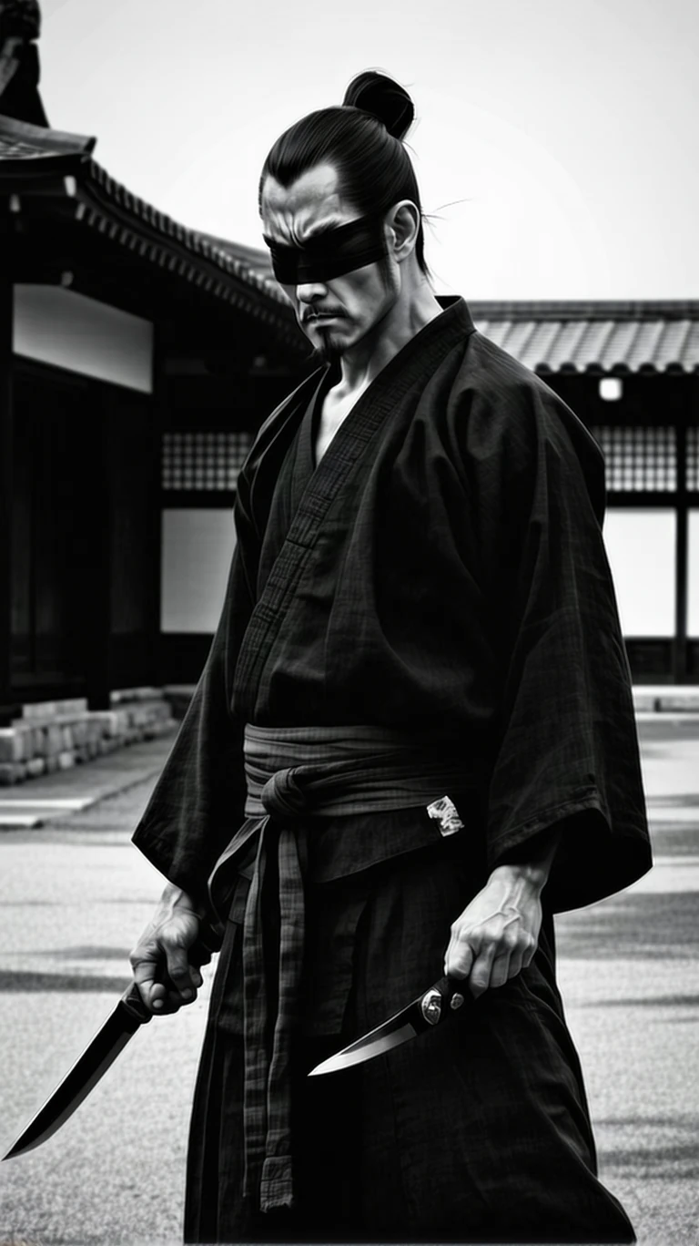 Japanese Yakuza Warrior Portrait