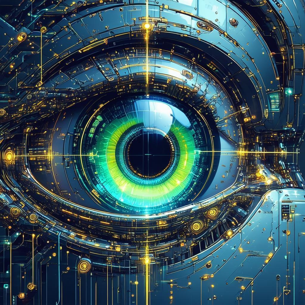 Hypnotic Iris of a Cybernetic Eye