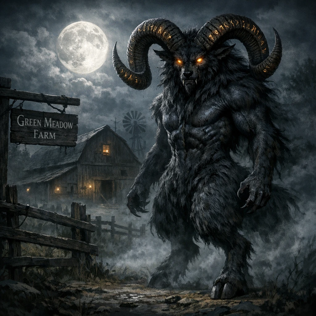 Goat Wolf Hybrid Midnight Farm
