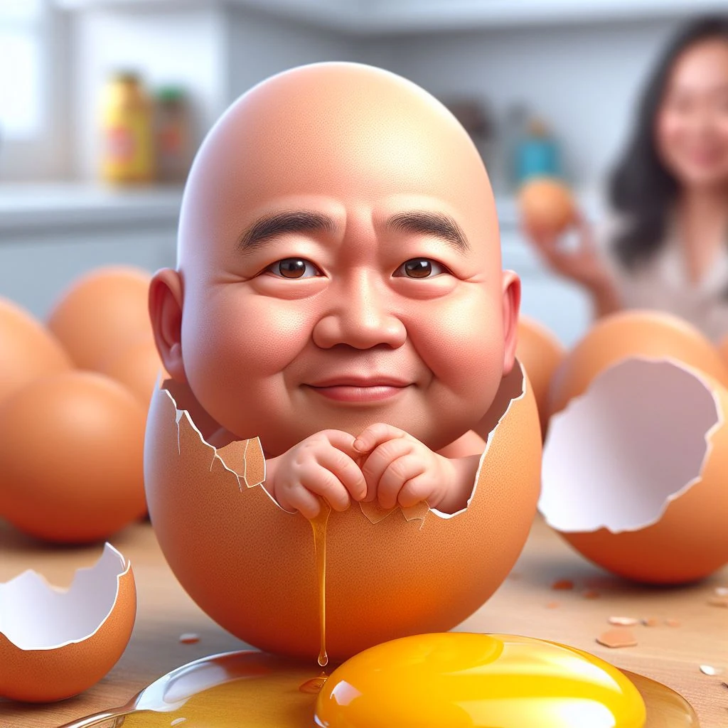 Eggs containing humans
