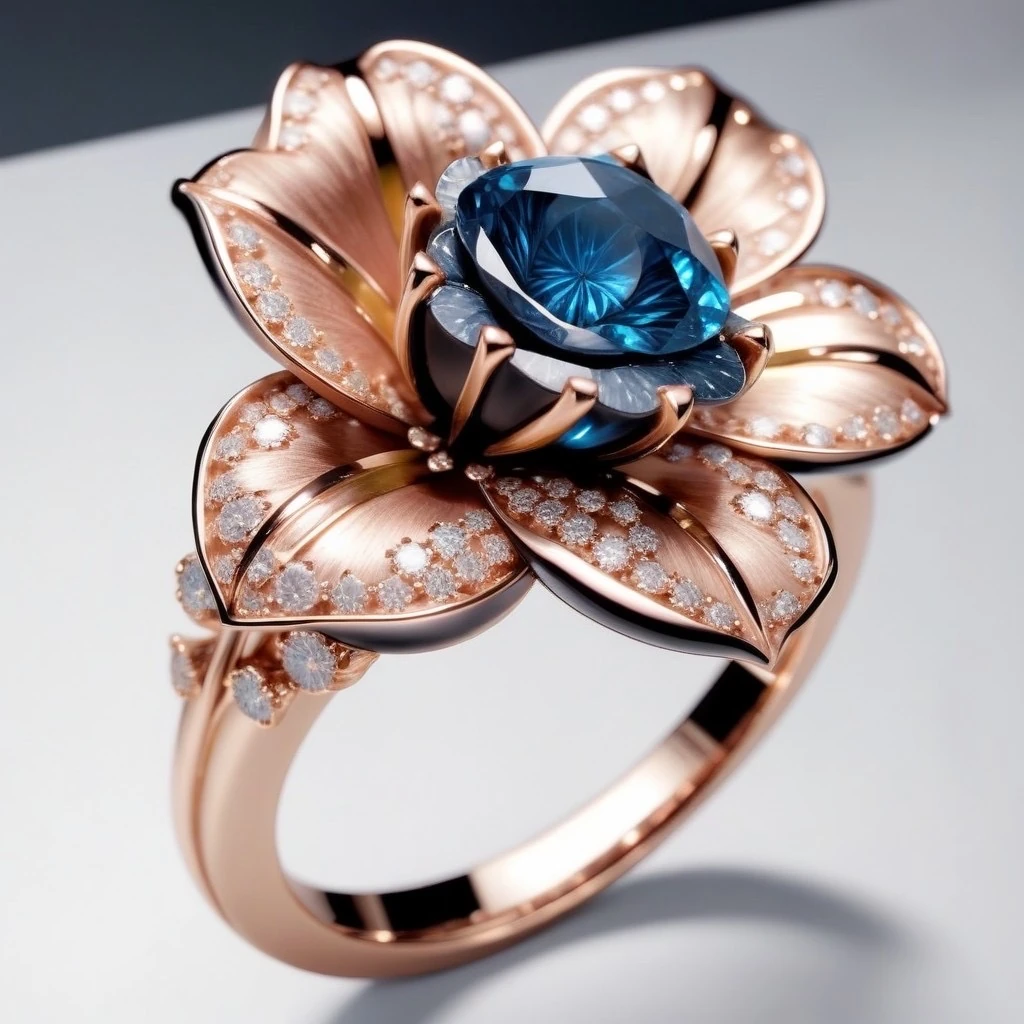 Rose Cut Diamond Ring