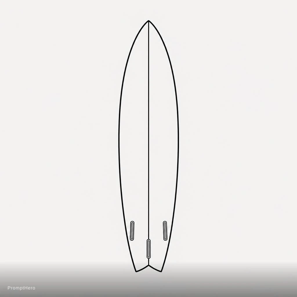 Minimalist Surfboard Design