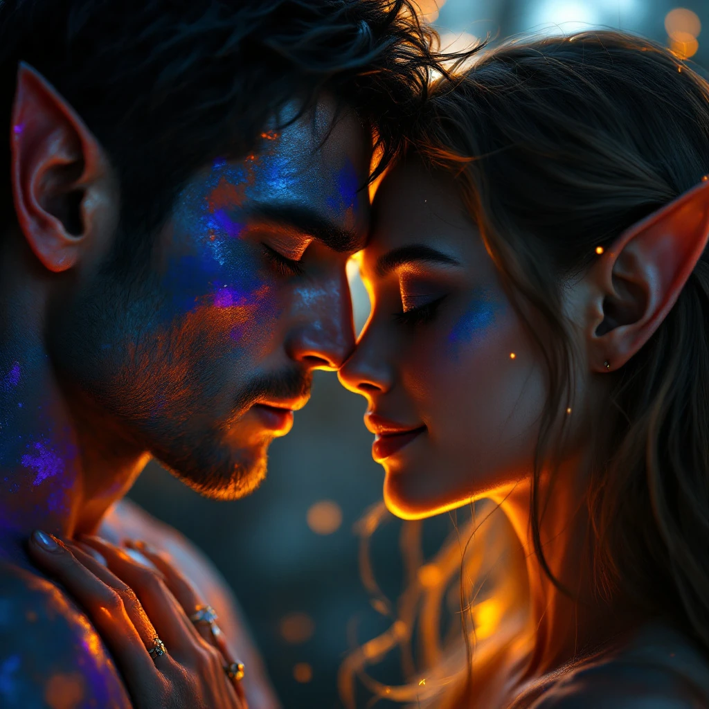 Elf Lovers Intimate Paint Strokes