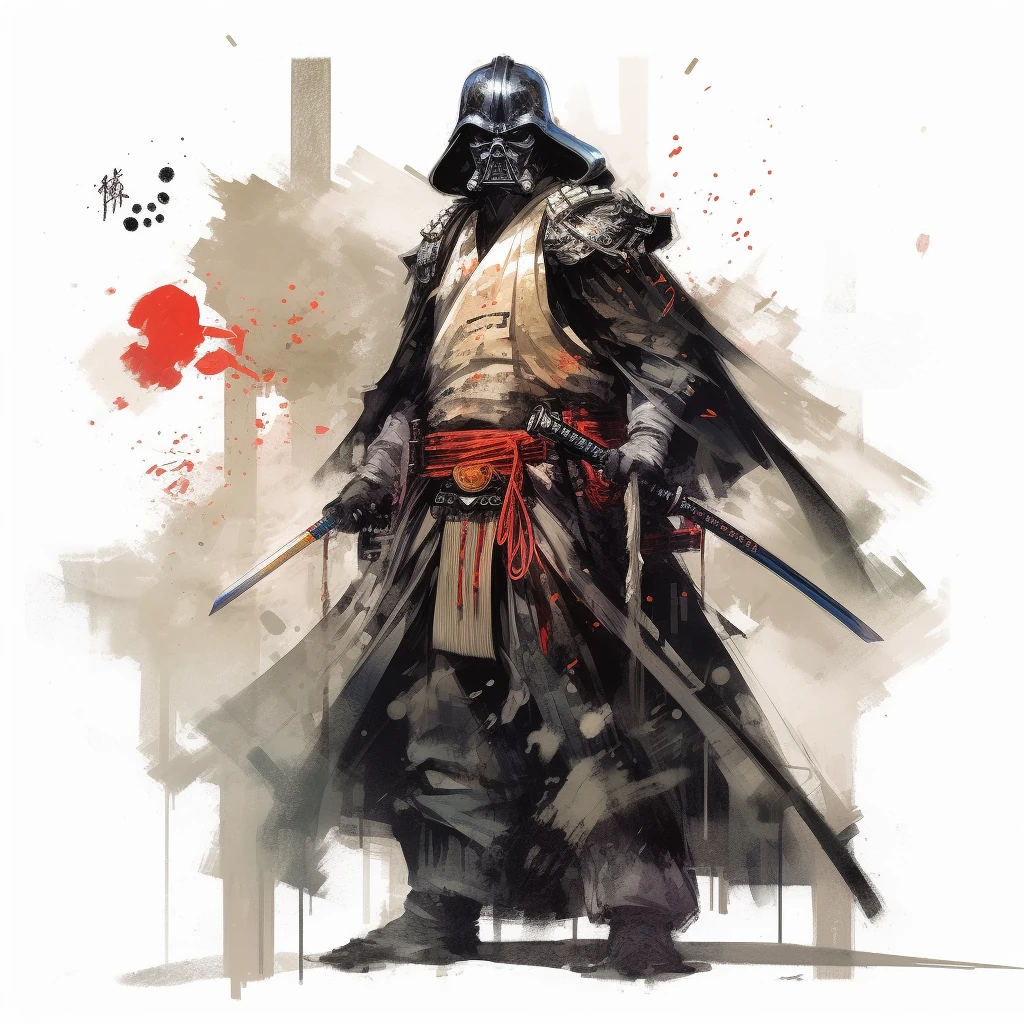 Darth Vader Samurai Concept Design