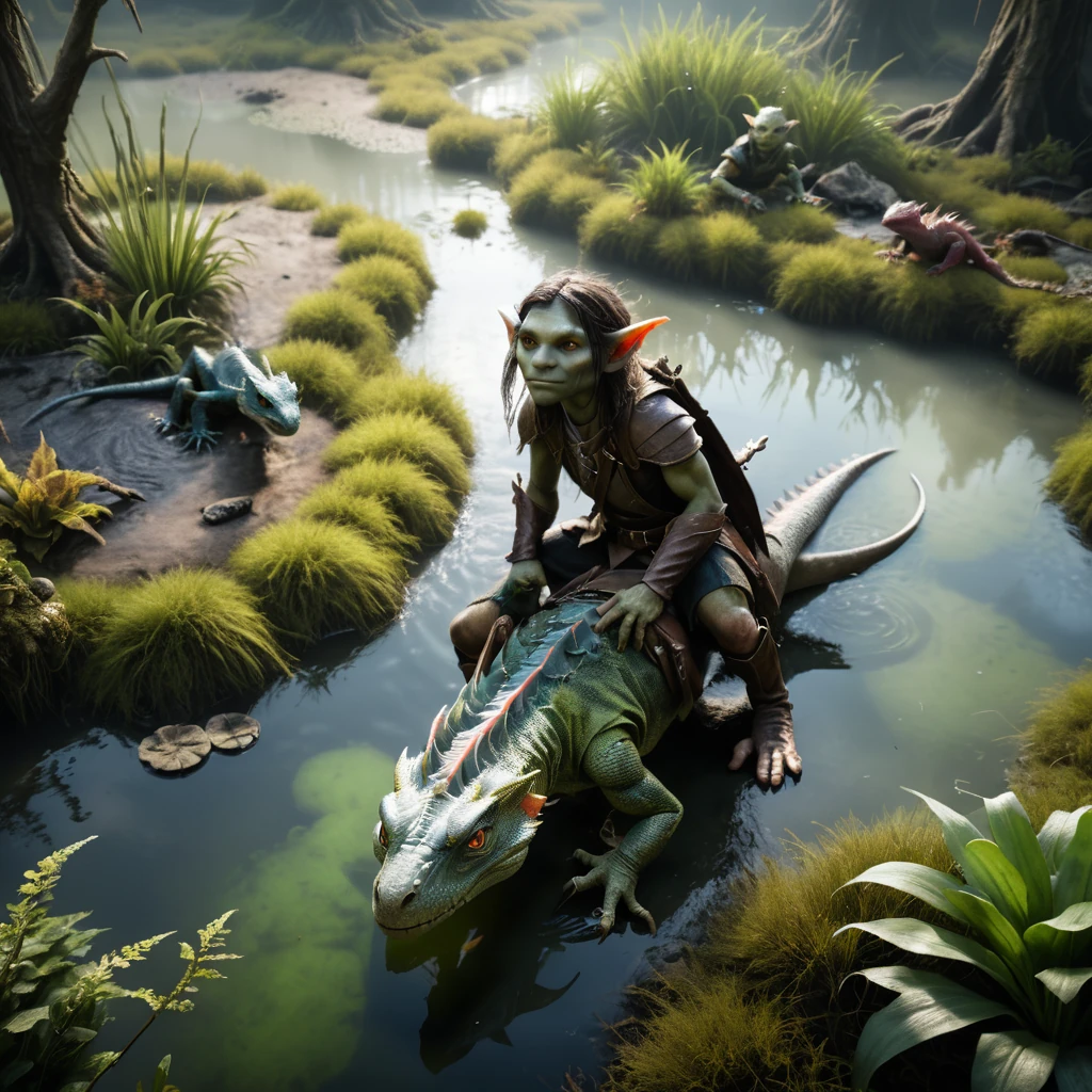 Goblin Monstrous Reptile Wetland