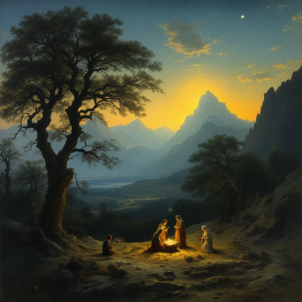 Nativity Scene Caspar Friedrich