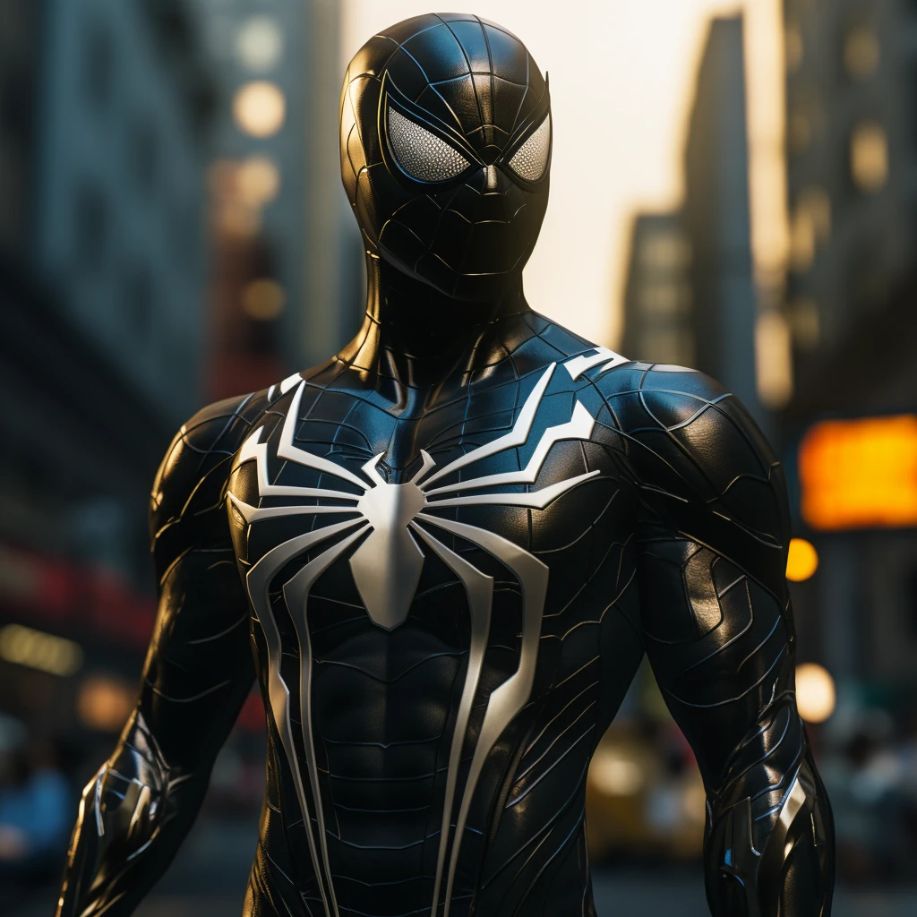 Spider Man Venom Suit City