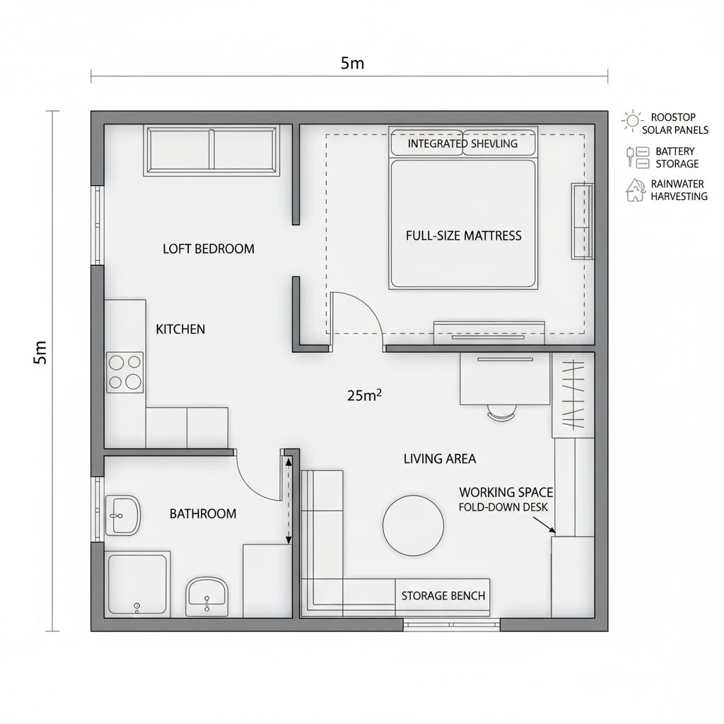 Energy Autonomous House Plan