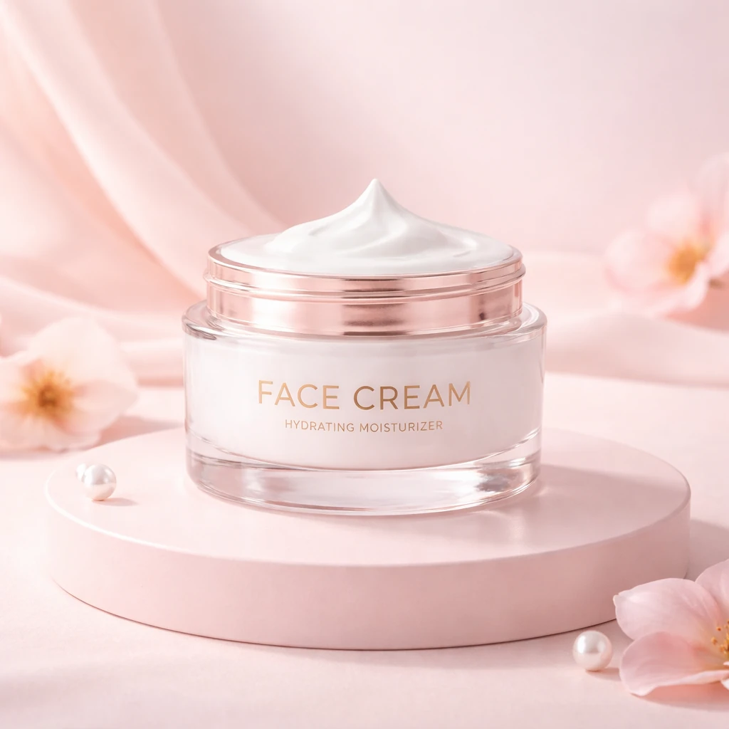 Soft Pastel Beauty Product Ad