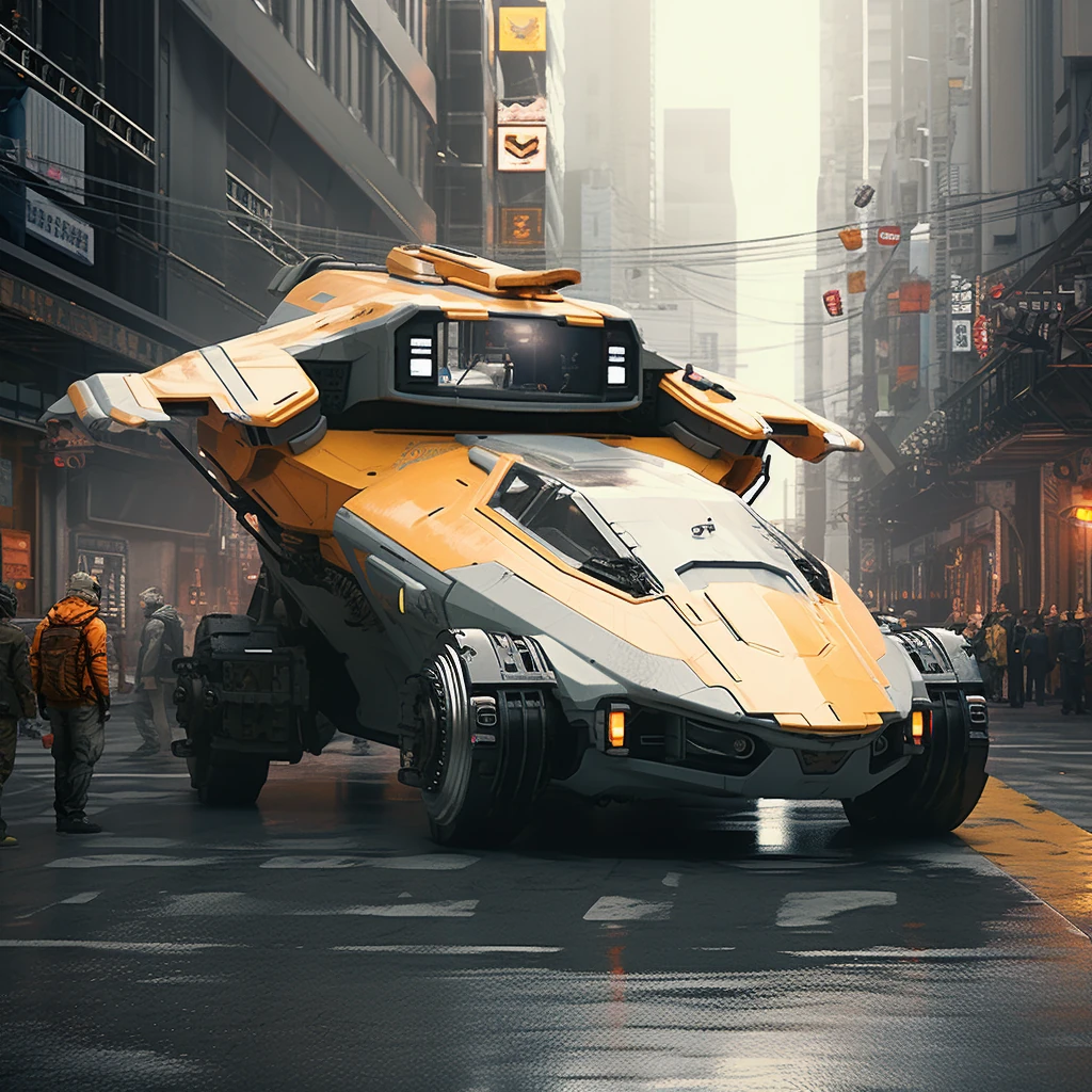 Futuristic Vehicles Aircraft Transportation Design