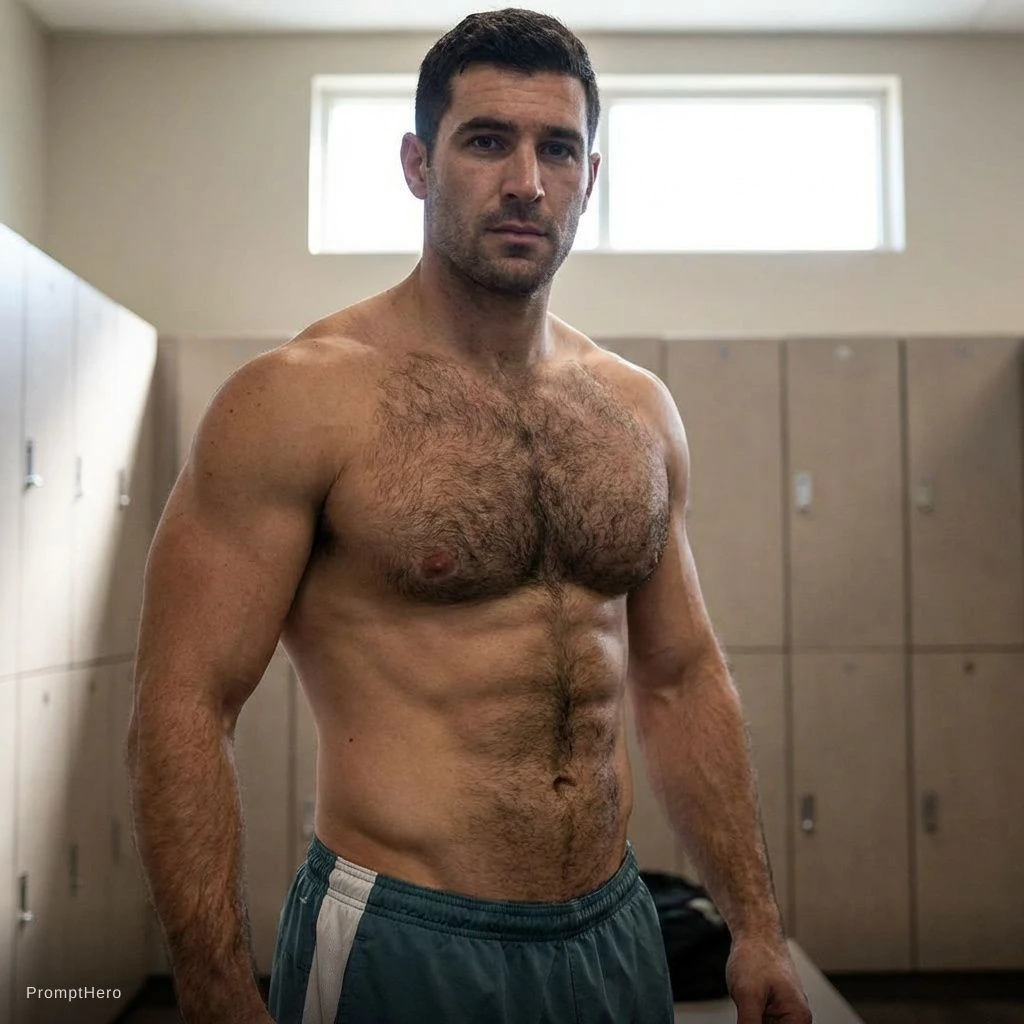 Muscular Man Portrait