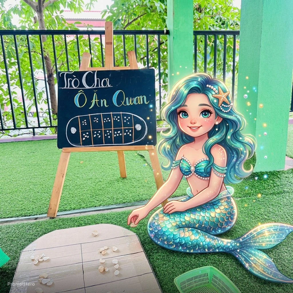 Mermaid Children Cute Sparkly Magical