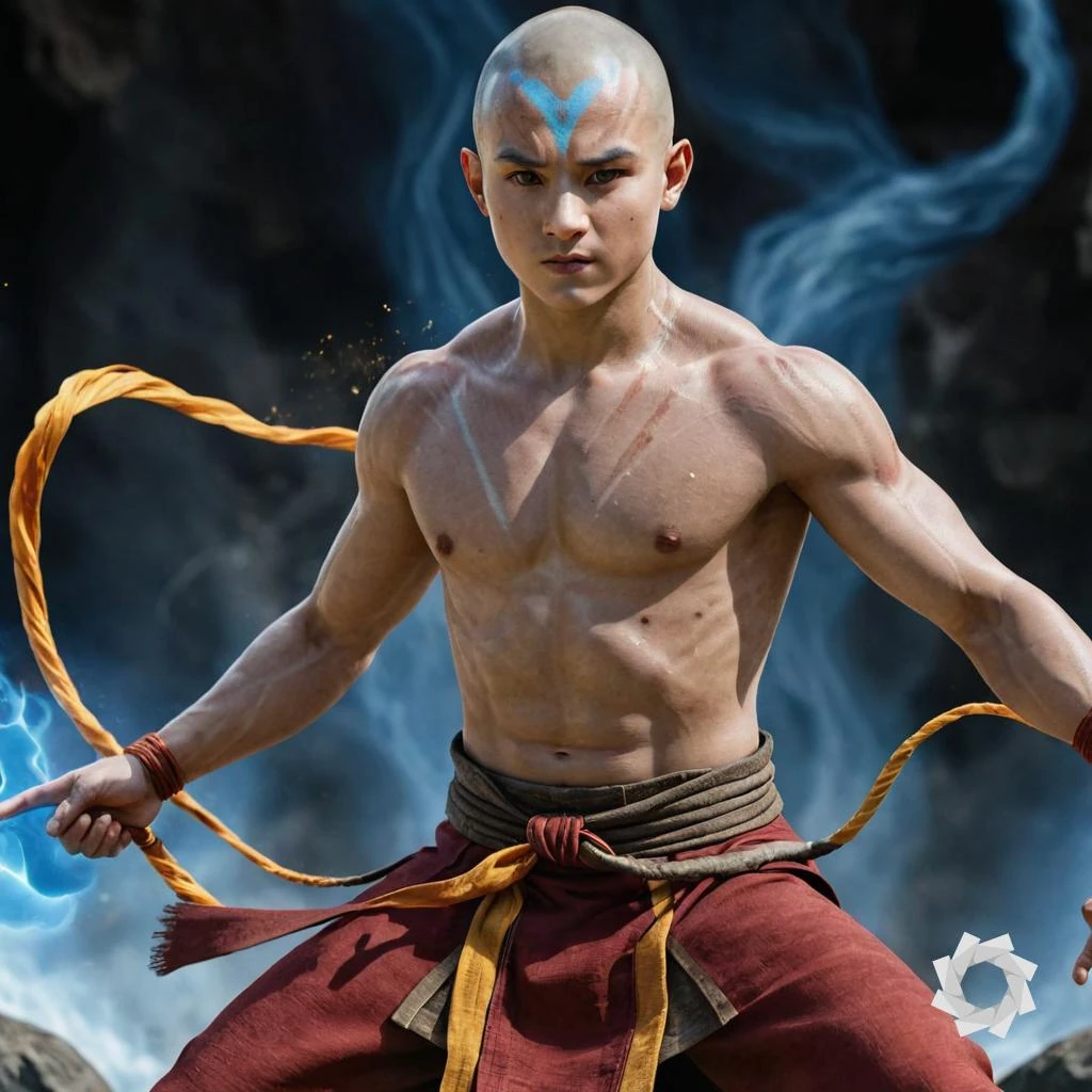 Avatar Aang Airbender Elements Mastery
