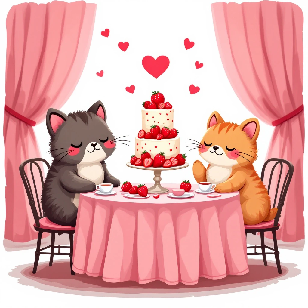 Kawaii Tea Party Valentine's