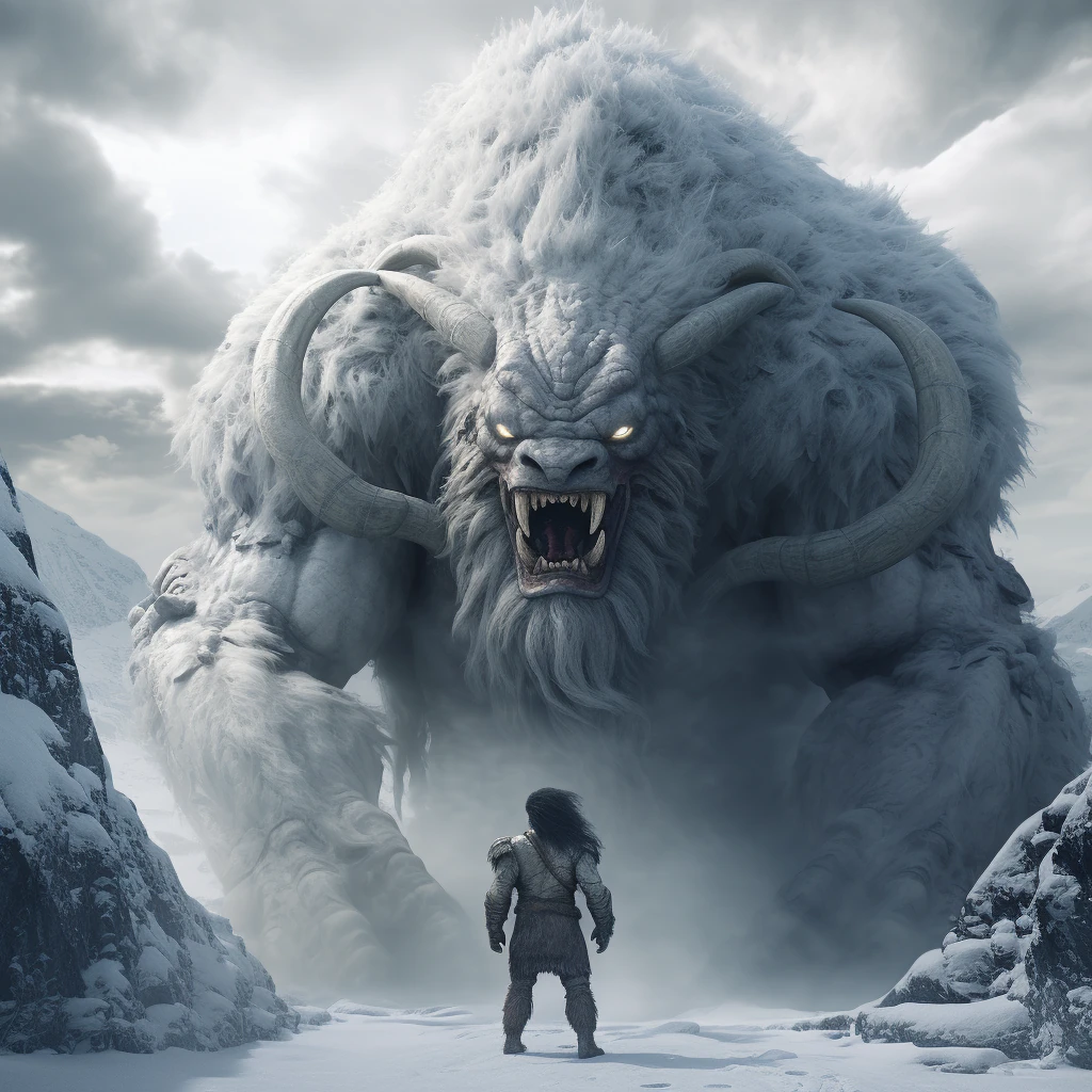 Snow Monster Fantasy Ice