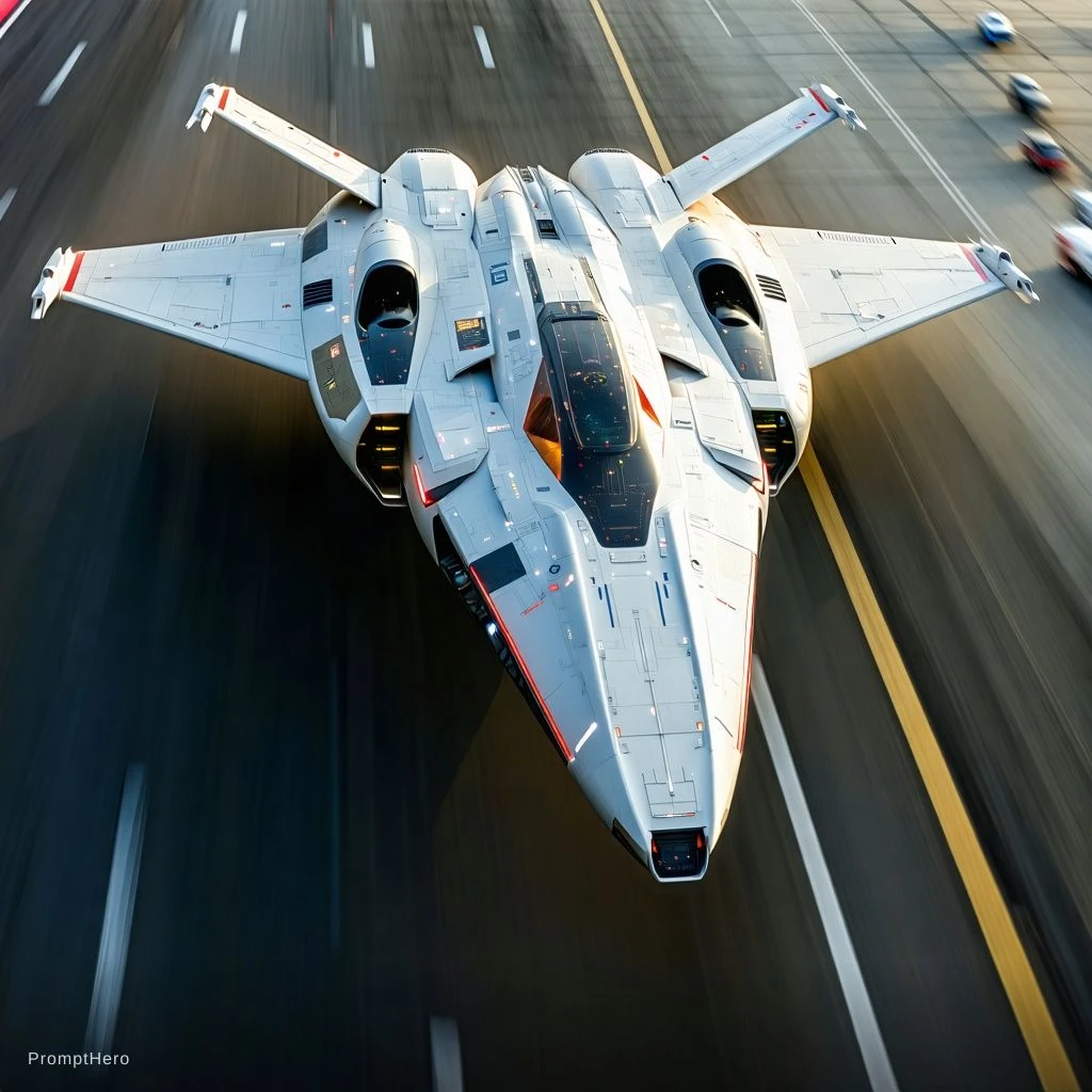 Spaceship Concept Vehicle Art