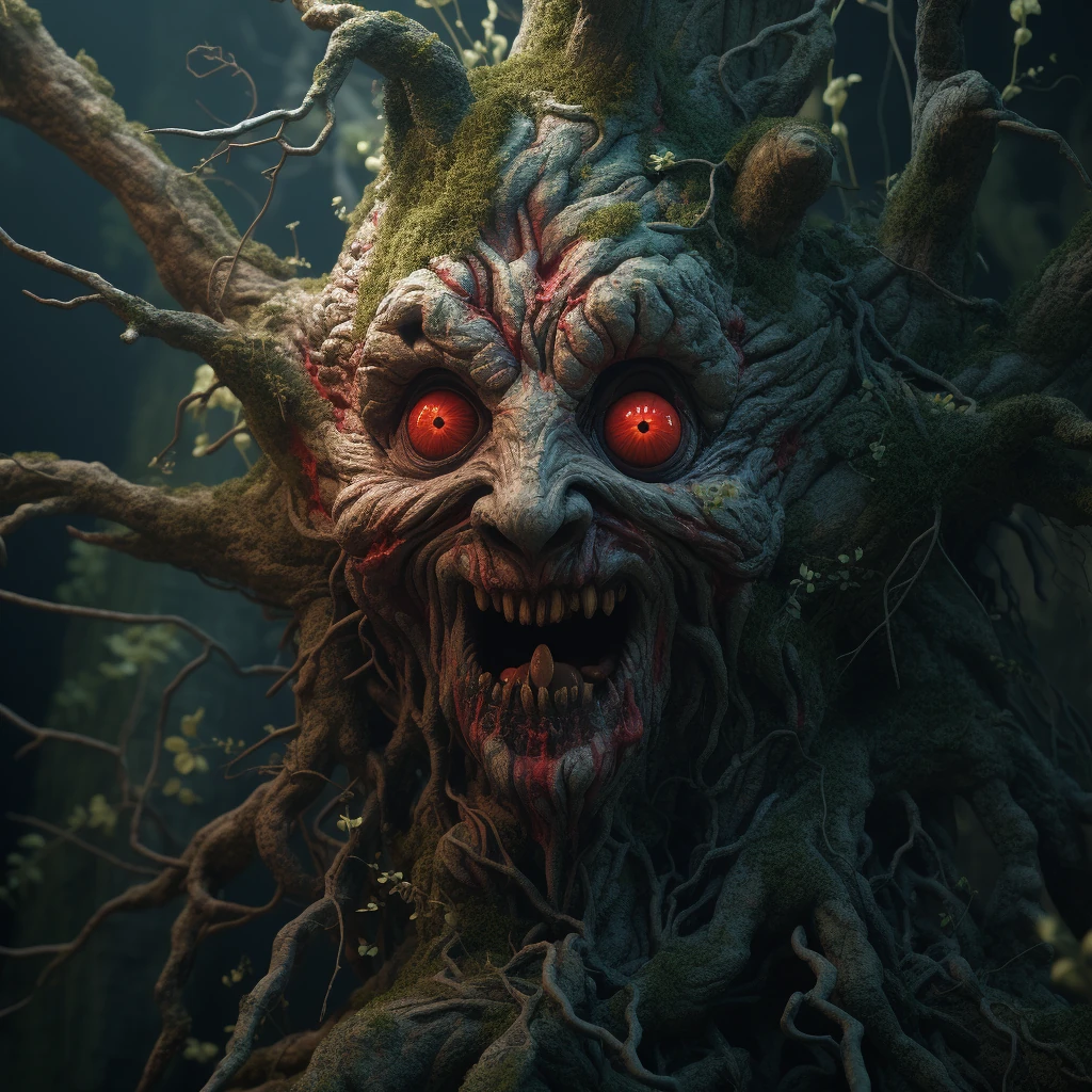 Wood Creature Red Eye
