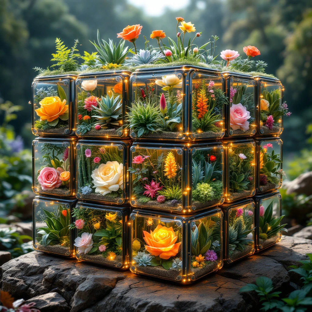 Rubik's Cube Botanical Garden