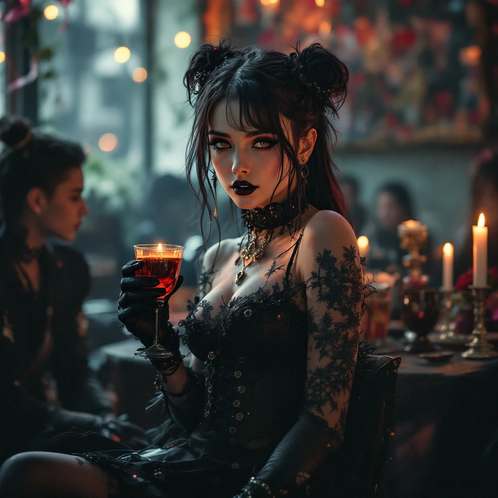 Female Gothicpunk Birthday Party
