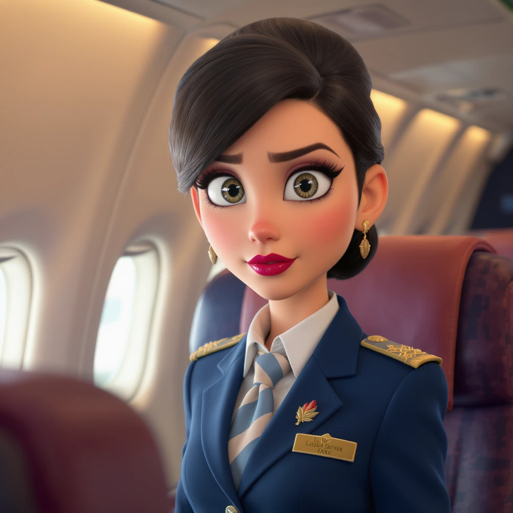 Flight Attendant Pixar Animation
