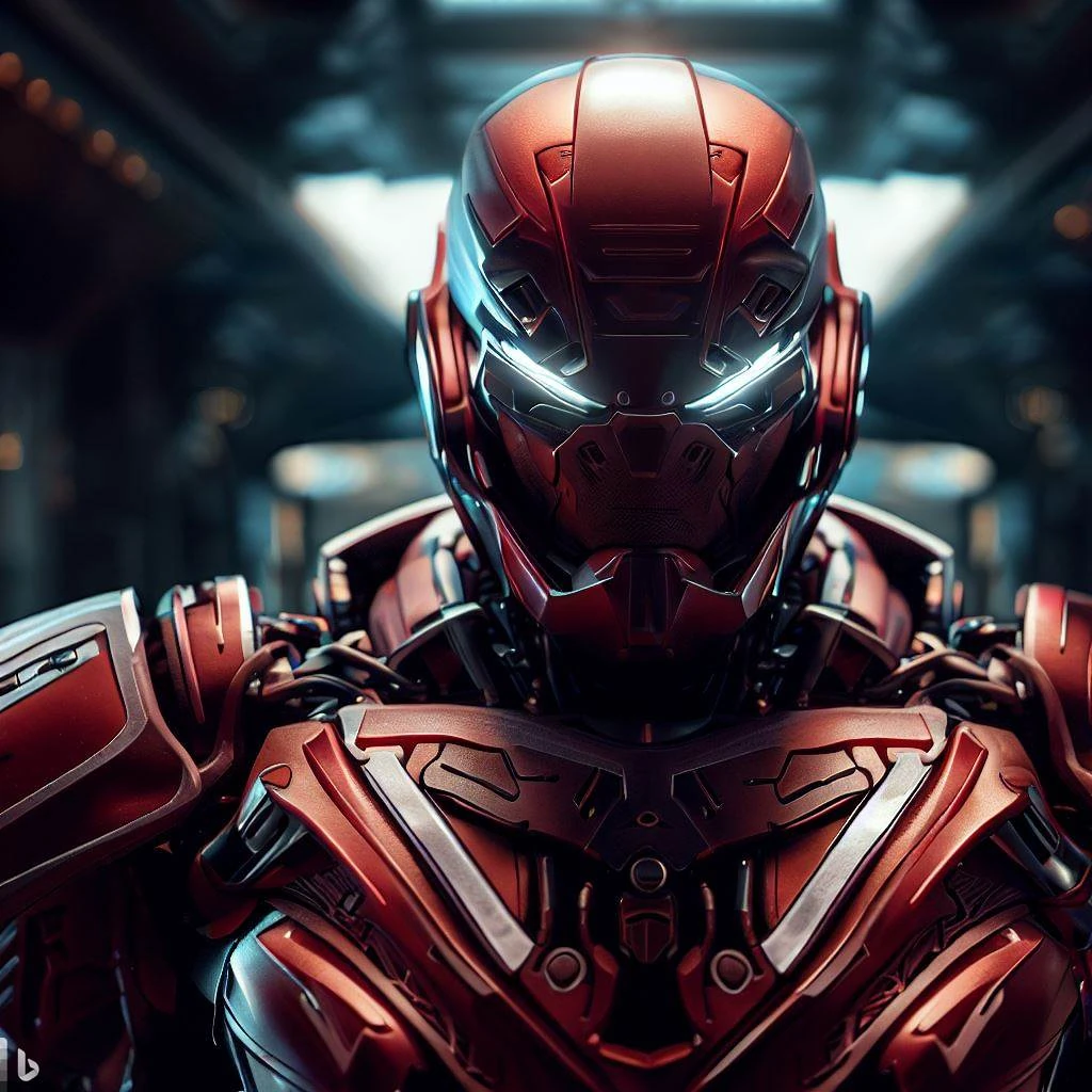 Cybernetic Warrior Armor Scifi
