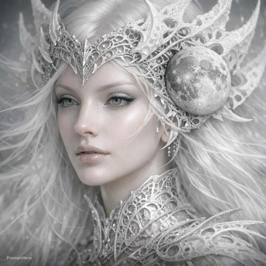 Celestial Woman Ethereal Portrait