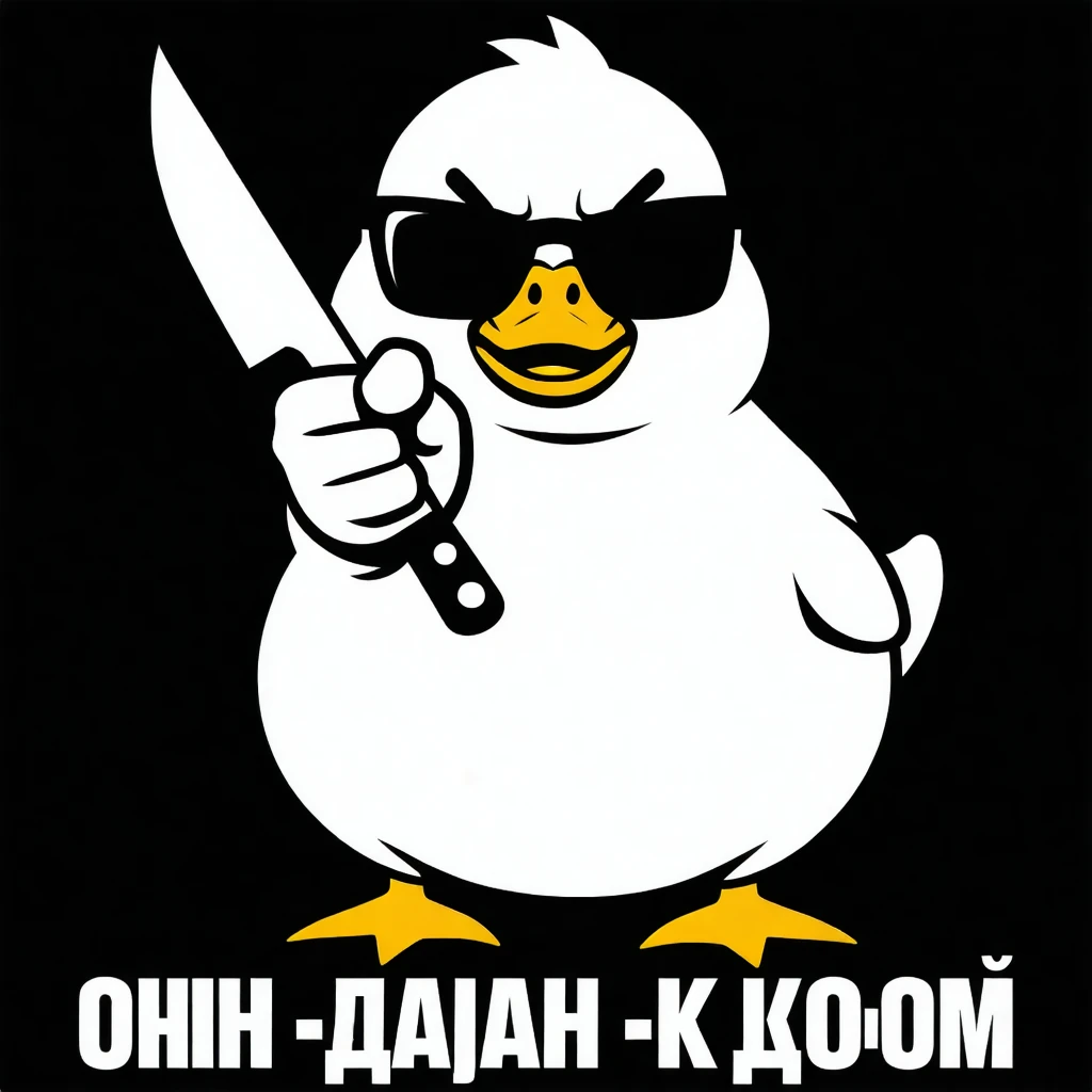 Angry Duckling Sunglasses Knife