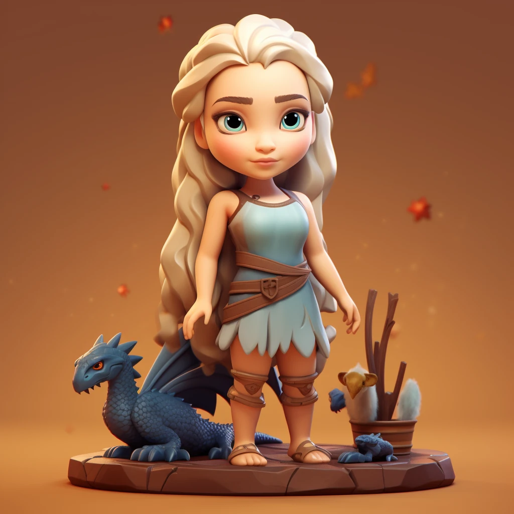 Daenerys Isometric Character