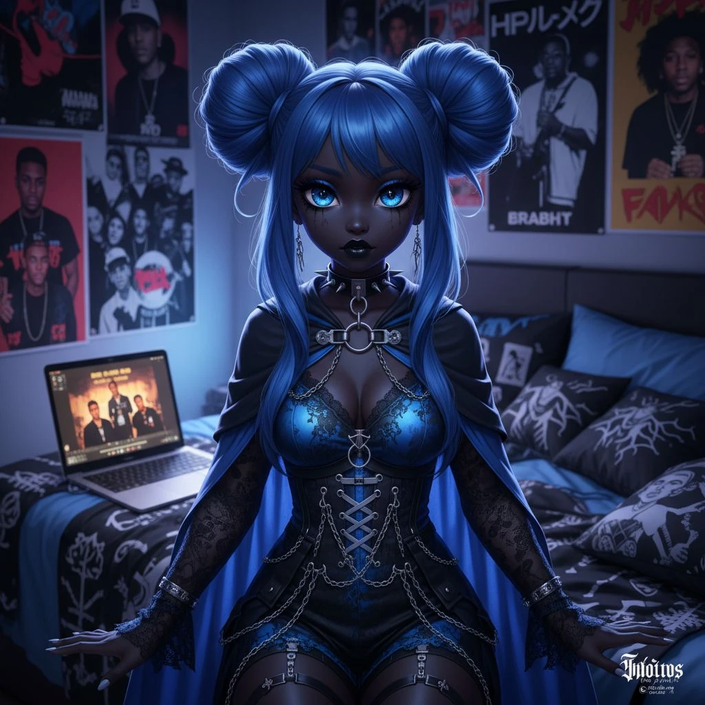 Anime Character Goth Style