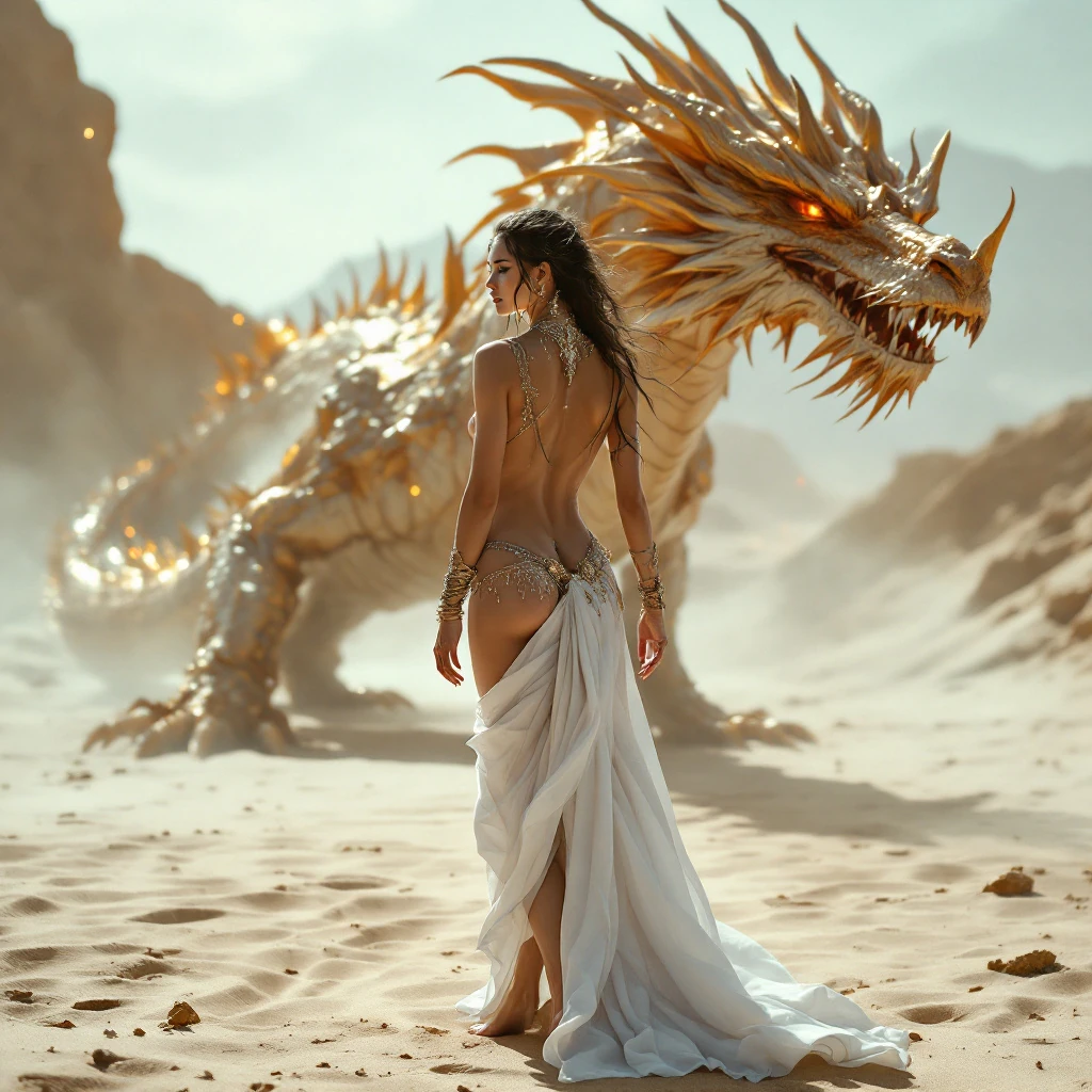 Princess Dragon Desert Fantasy