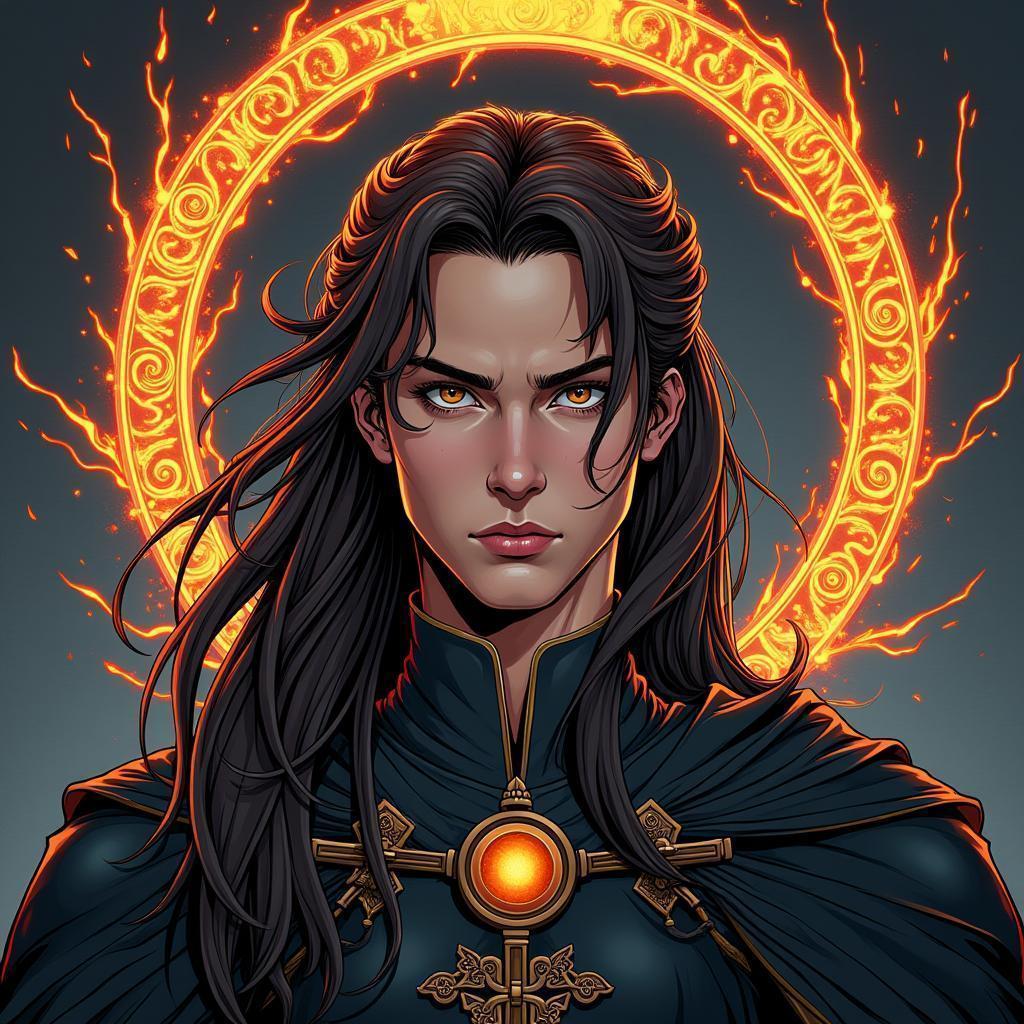 Elden Ring Demigod in Symmetrical Manga