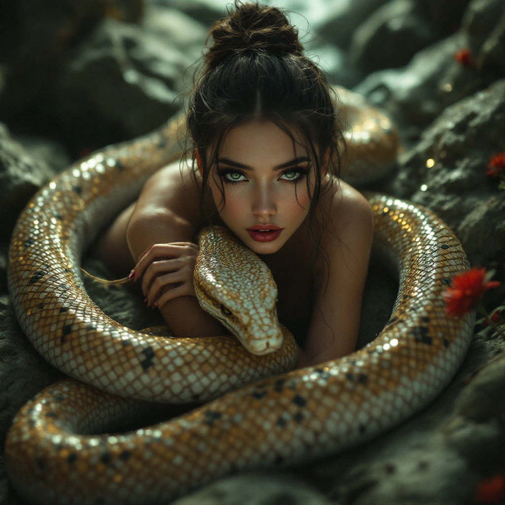 Woman Snake Body