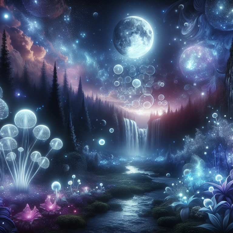 Enchanting Night Sky A Mystical Wonderland