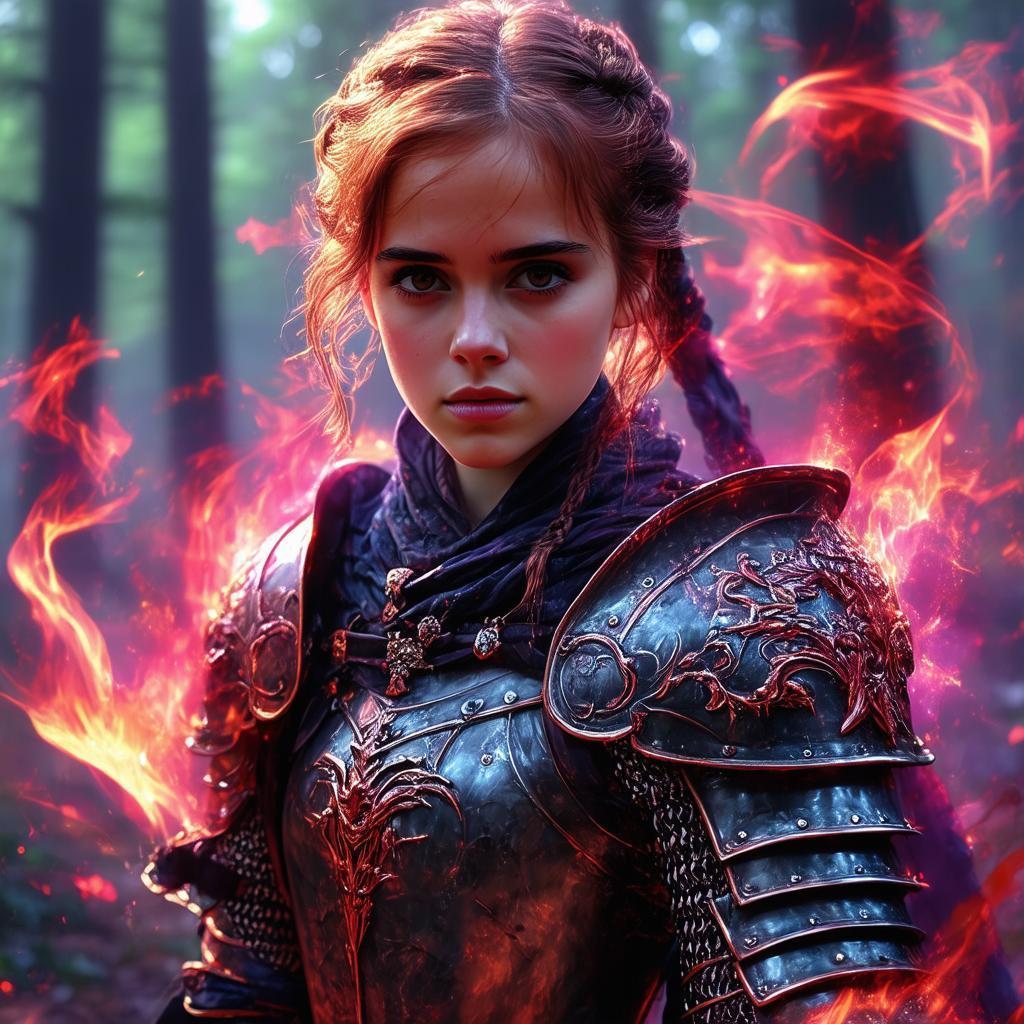 Emma Watson as an Ethereal Demon Slayer