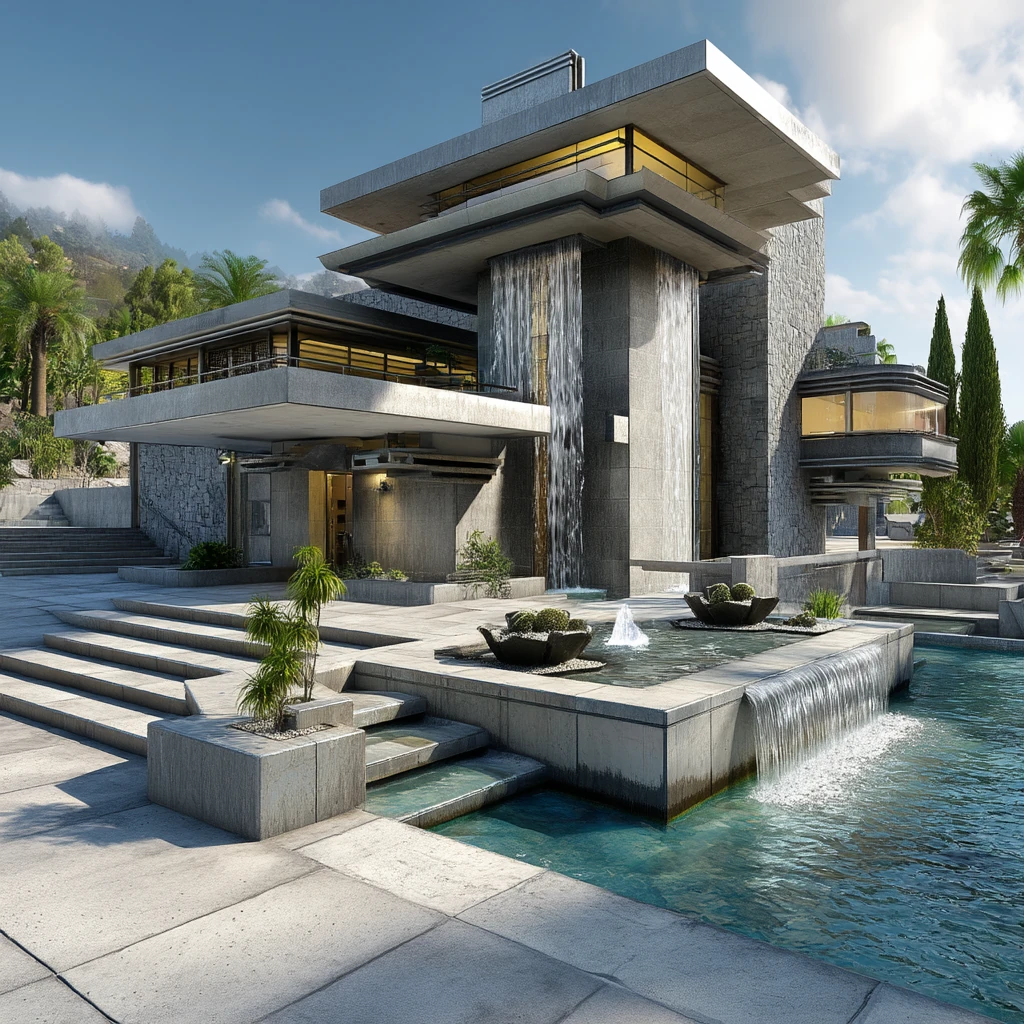 Lotus Mansion Modern Architecture