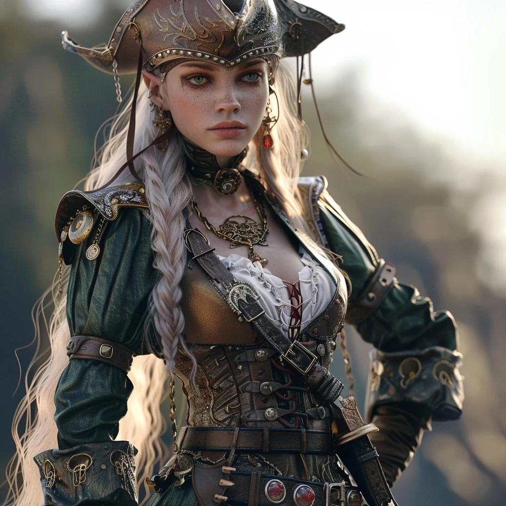 Elf Pirate Portrait