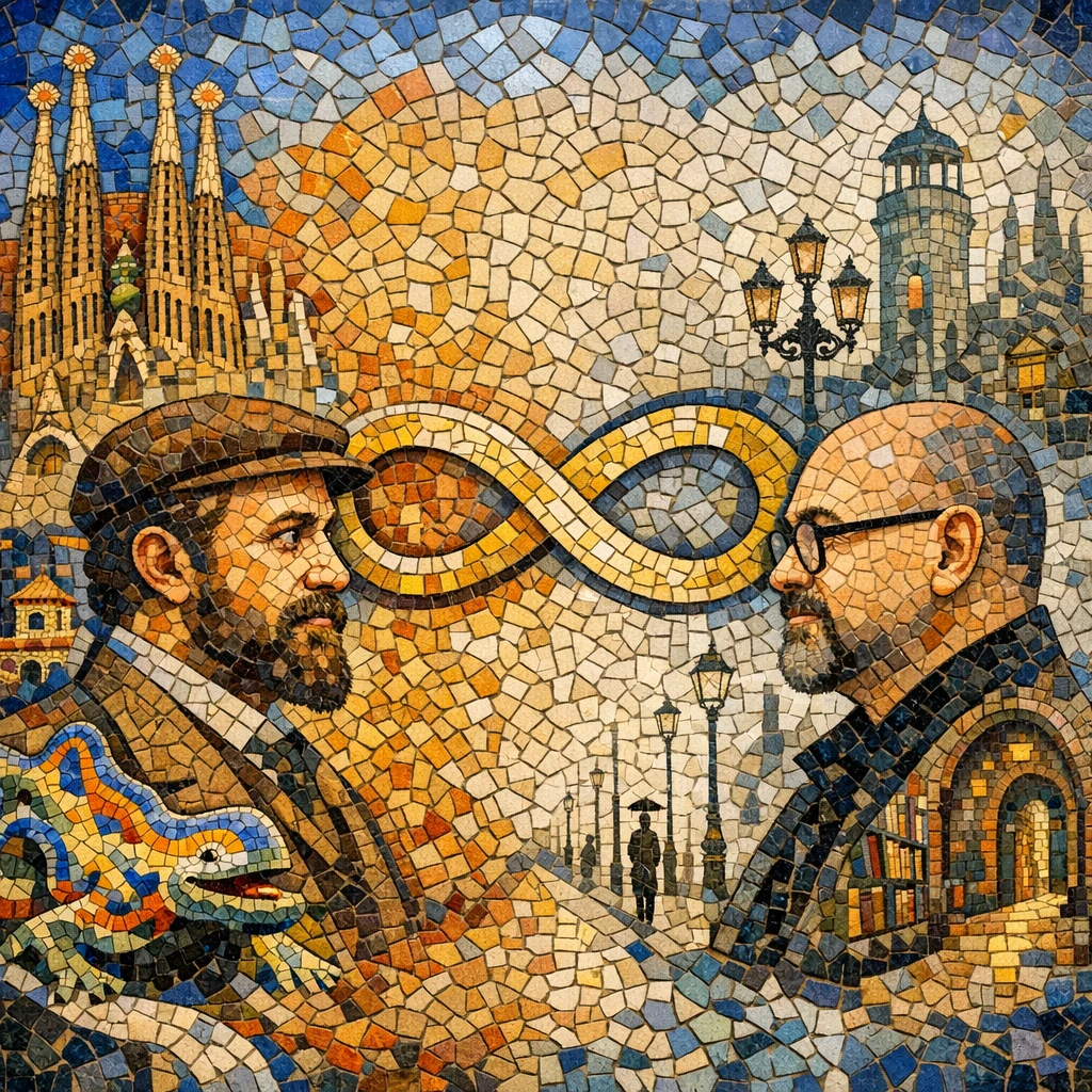 Gaudi Mosaico Ceramic Mural