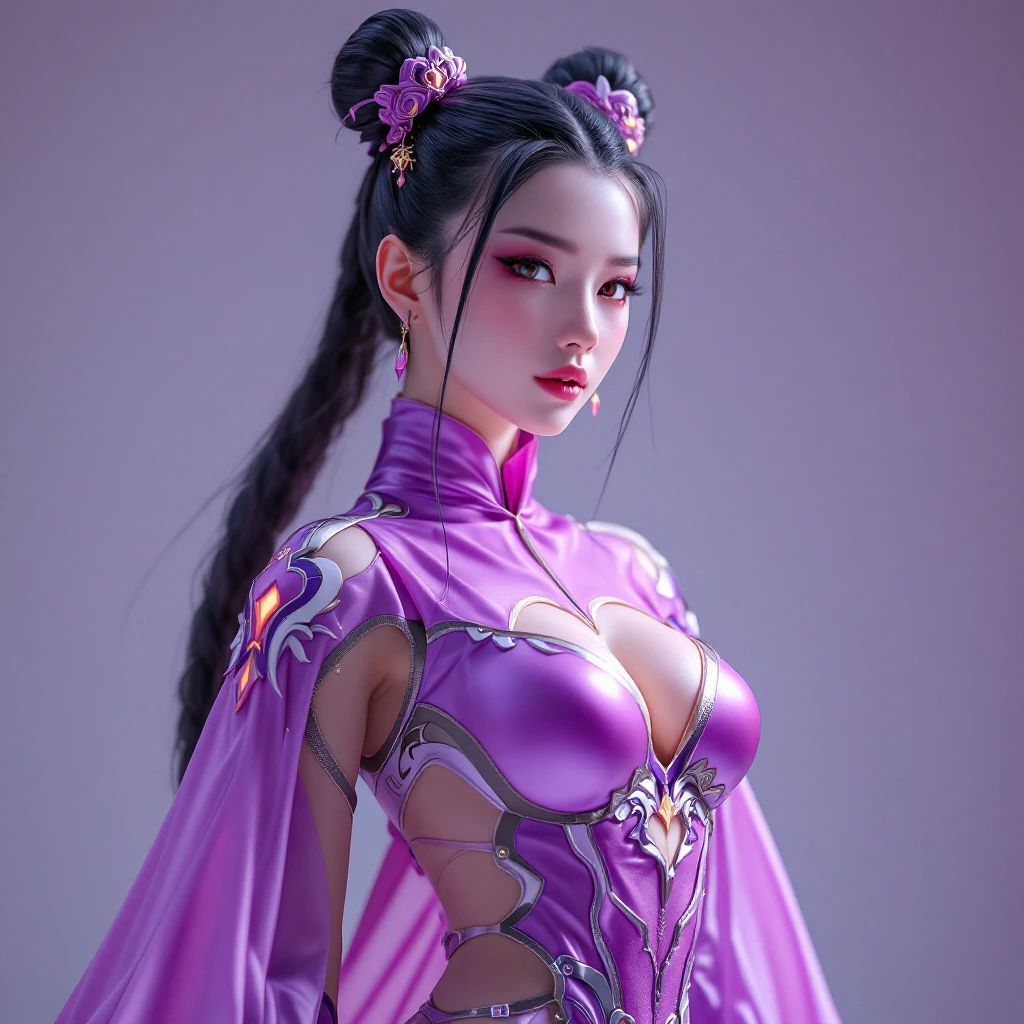 Female Superhero Pink Purple