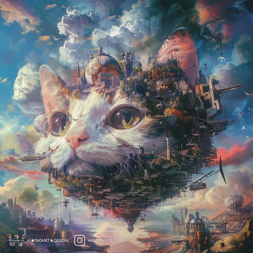 Cat's castle in the sky