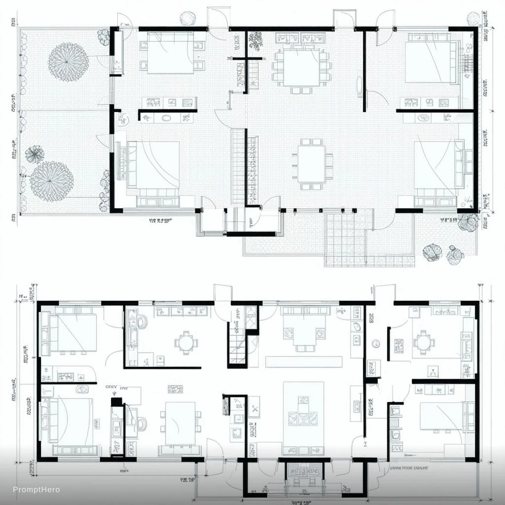 Modern Home Floor Plan