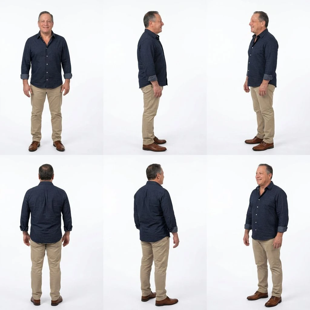 Man Character Study Fullbody