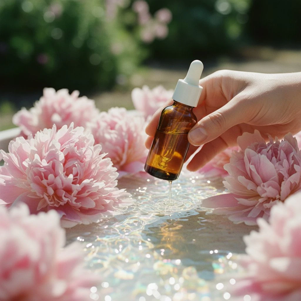 Face Serum Bottle Water