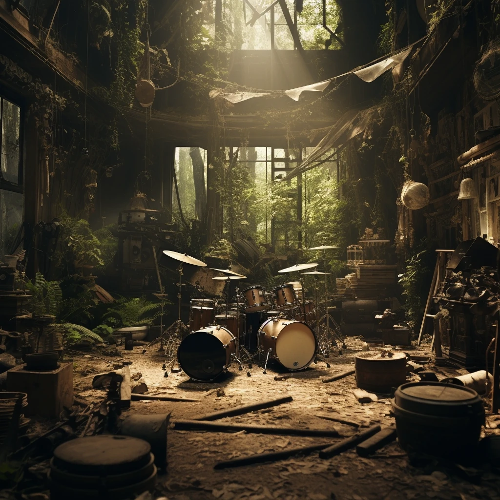 Lost place of an music store