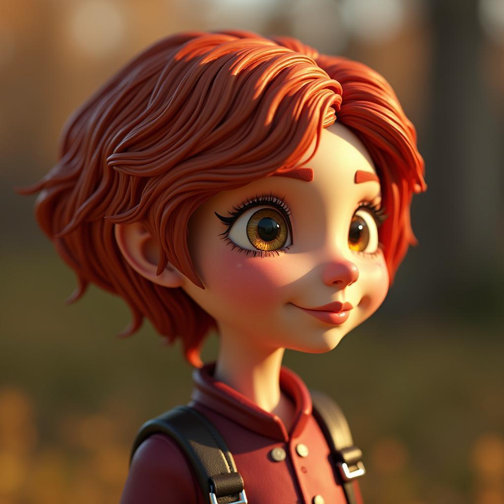 Lina From Dota 2 in Claymation