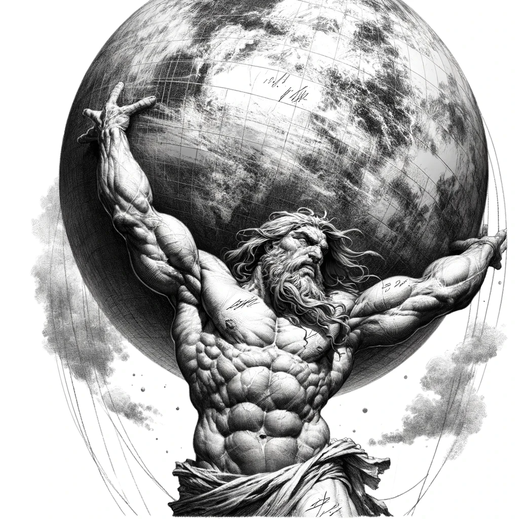 Atlas Mythology Muscular Celestial Sphere
