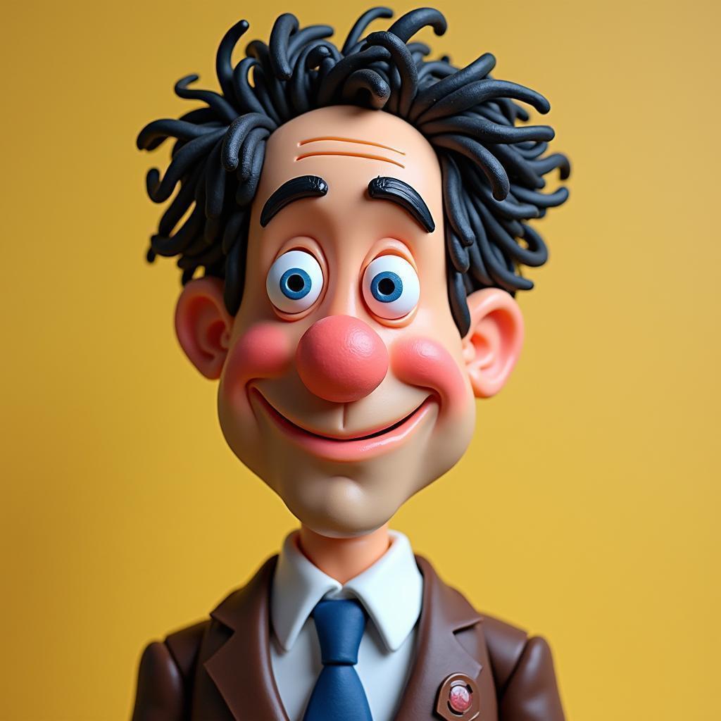 Jerry Seinfeld Sculpted in Playful Claymation