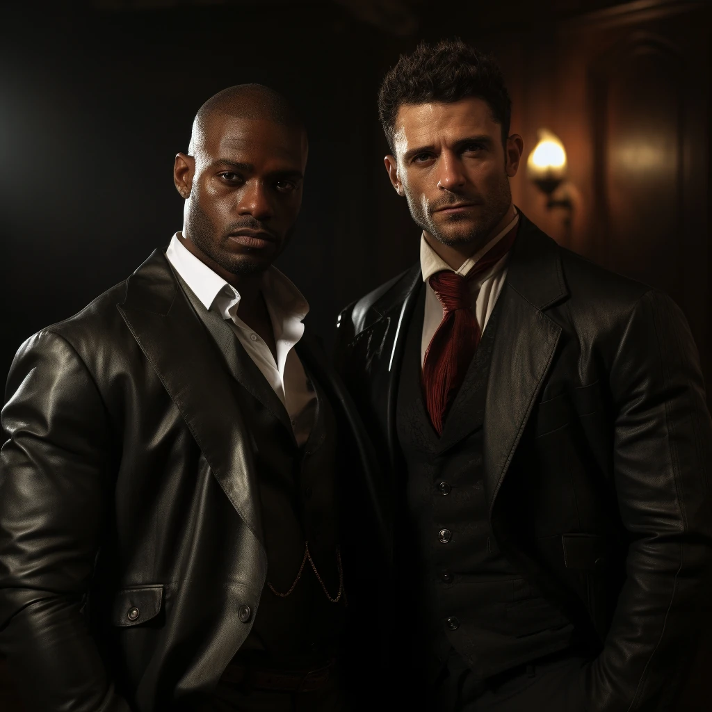 African American Male Fashion Studio Portrait