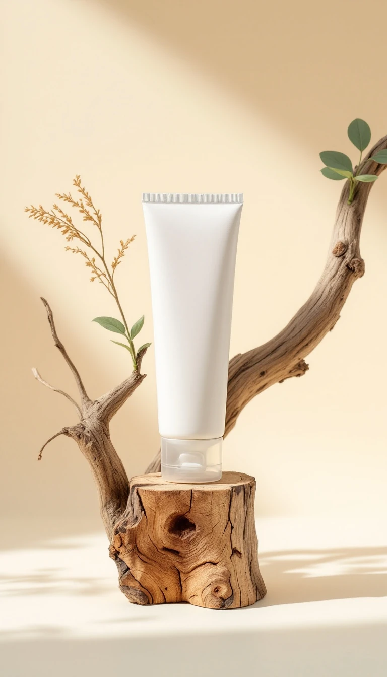White 45-degree Angle Product Photography Muji Style