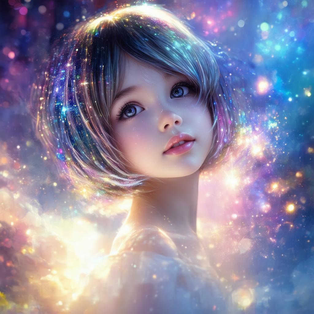 Toddler Colleen Moore in Celestial Fantasy Light