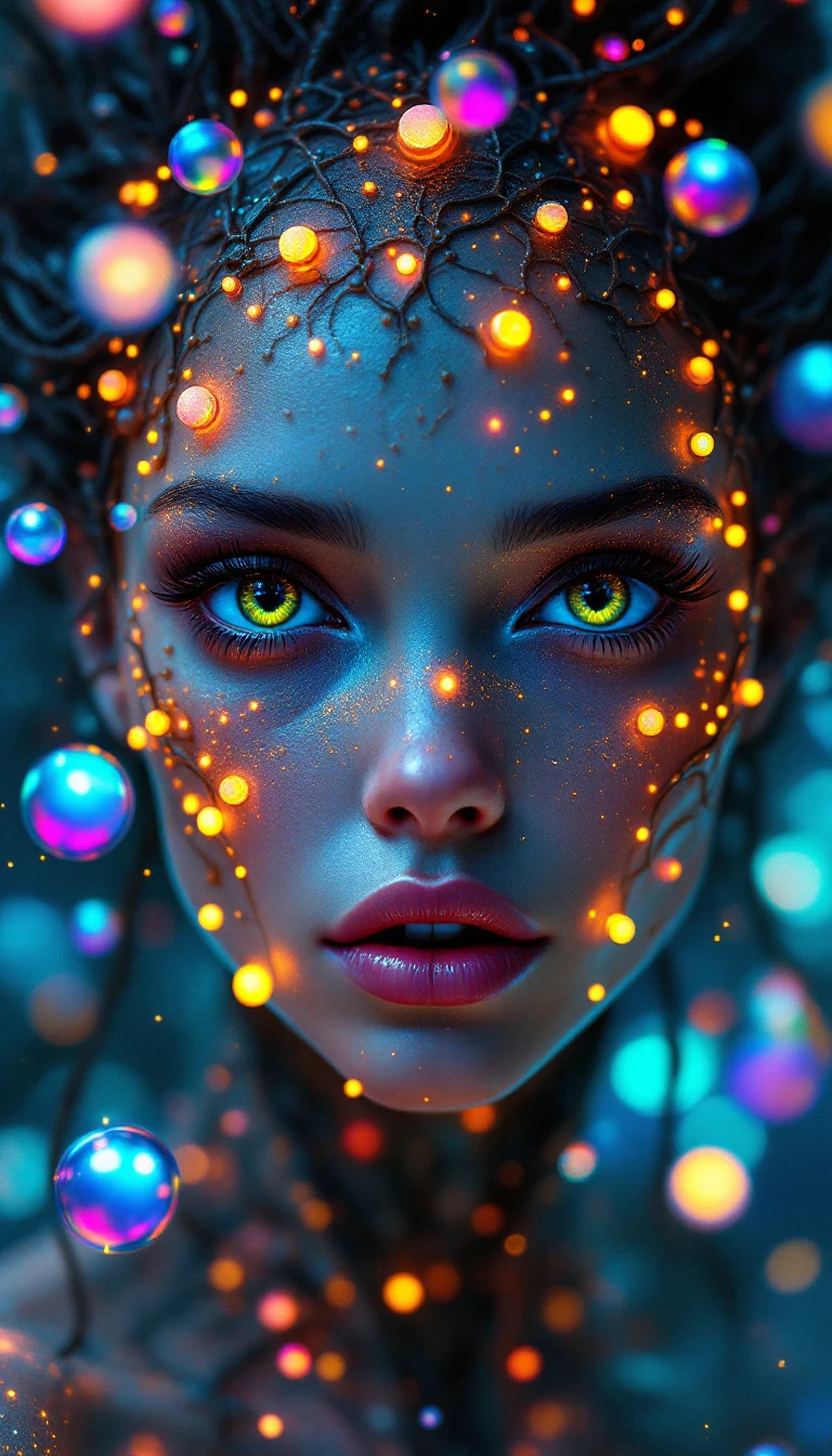 Alien Princess Underwater Bioluminescent Neon